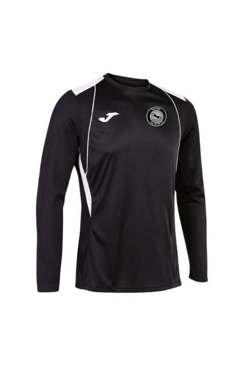 Maglia a manica lunga uomo Championship VII nero bianco