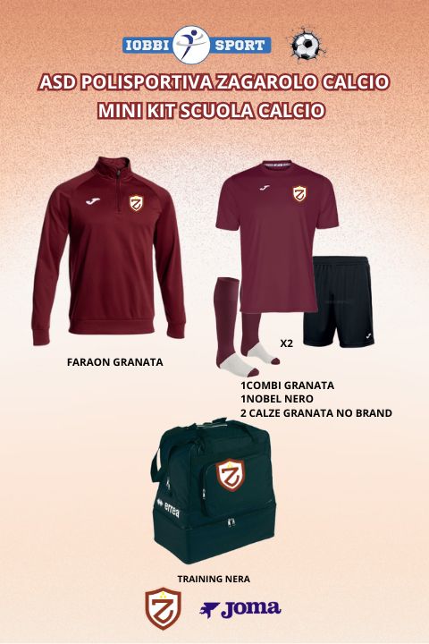 Mini kit scuola calcio-borsone