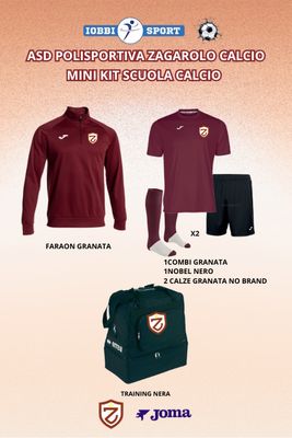 Mini kit scuola calcio-borsone
