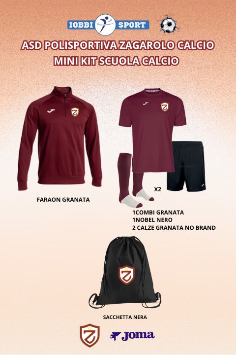 Mini kit scuola calcio-sacchetto