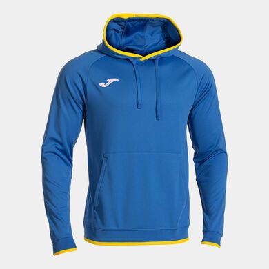 Felpa con cappuccio uomo Combi Premium blu royal giallo