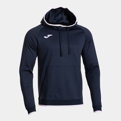 Felpa con cappuccio uomo Combi Premium blu scuro bianco