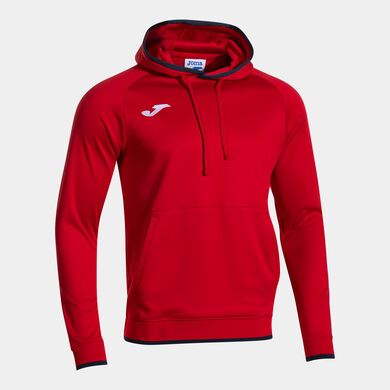 Felpa con cappuccio uomo Combi Premium rosso blu scuro