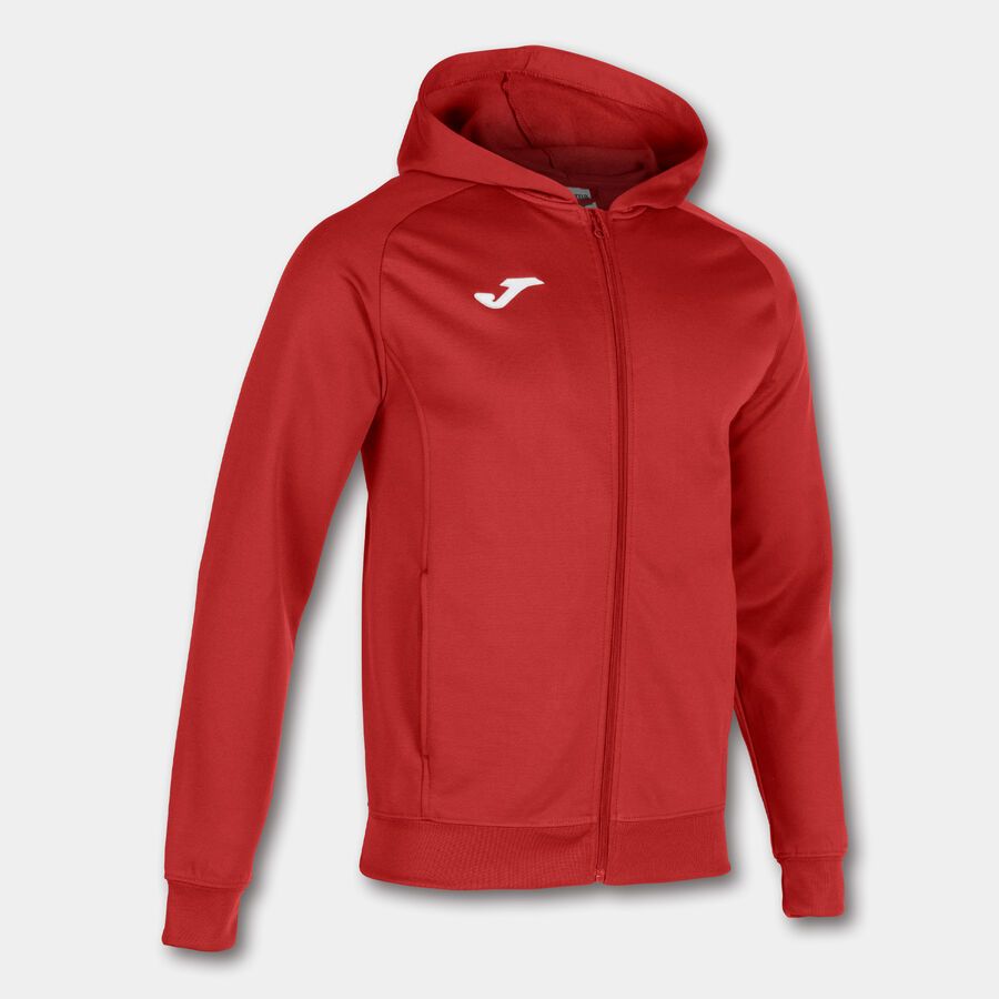 GIACCA CON CAPPUCCIO MENFIS ROSSO