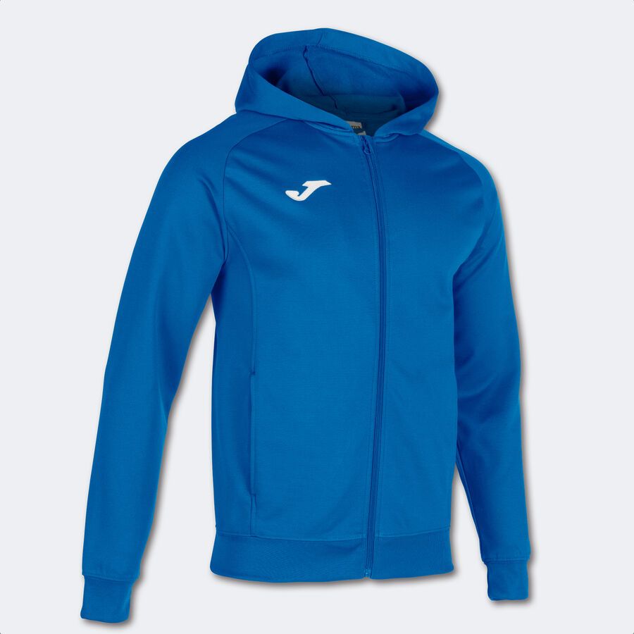 GIACCA CON CAPPUCCIO MENFIS BLU REALE