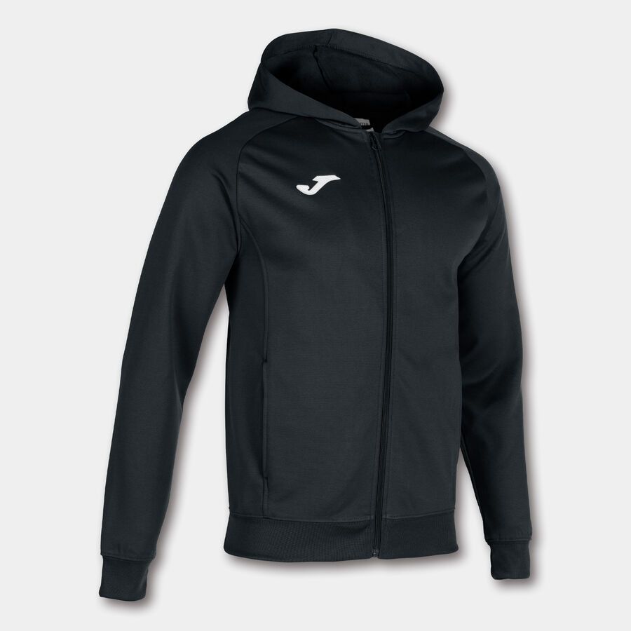 GIACCA CON CAPPUCCIO MENFIS NERO