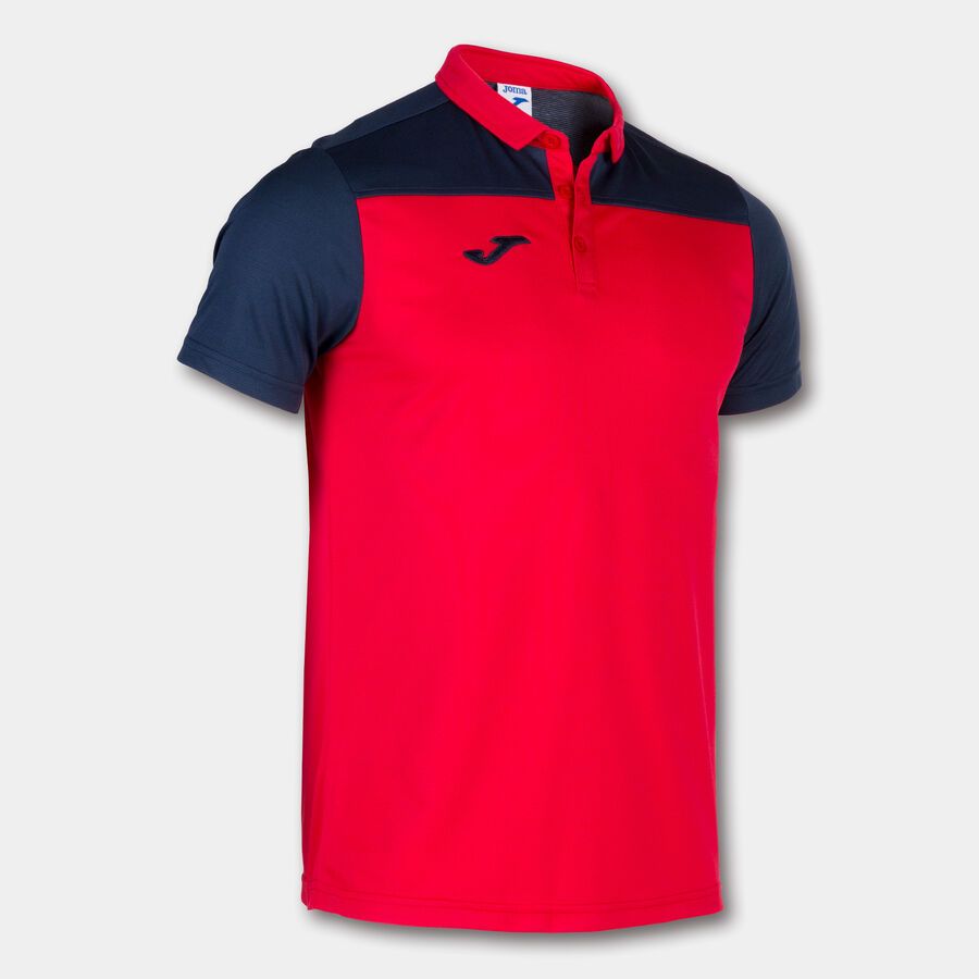 POLO COMBI ROSSO-BLU MARINO M/C