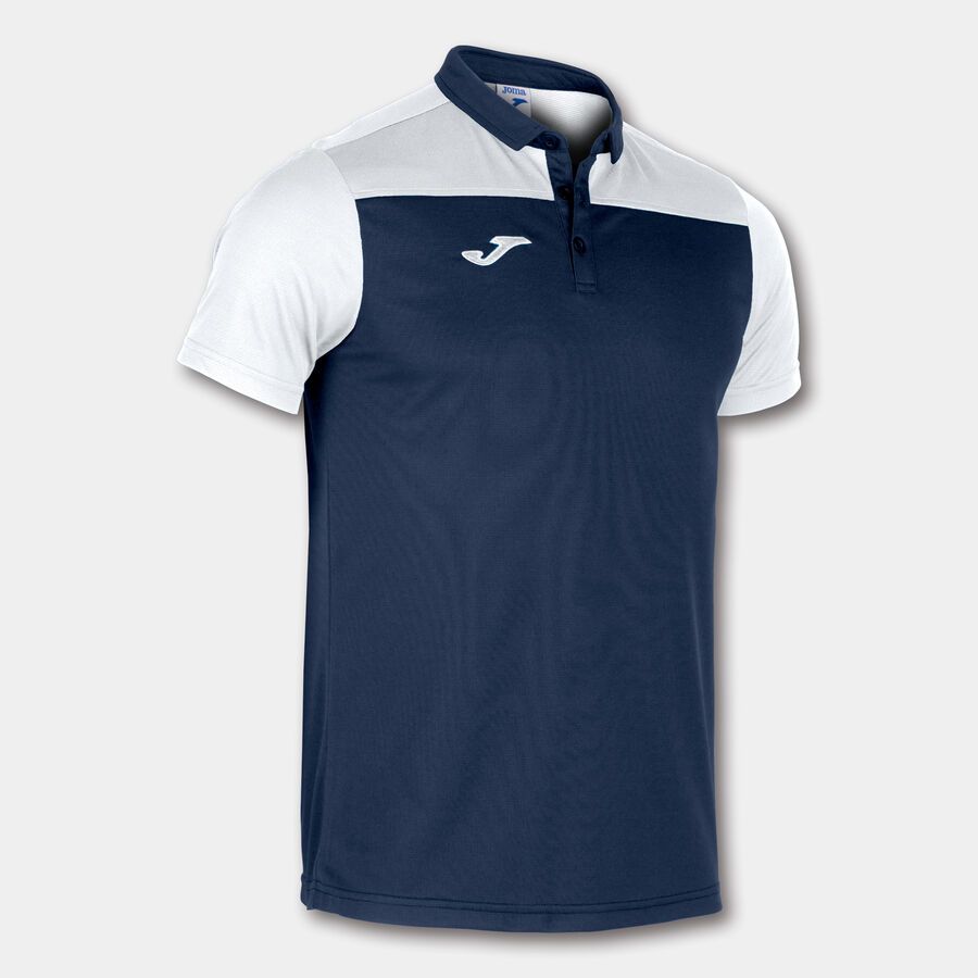 POLO COMBI BLU MARINO-BIANCO M/C