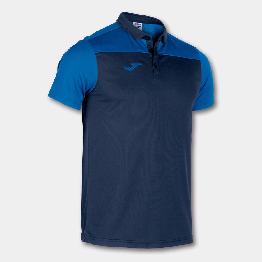 POLO COMBI BLU MARINO-BLU REALE M/C