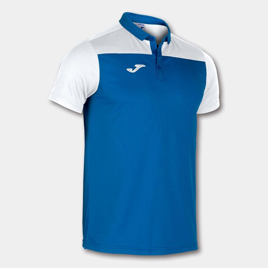 POLO COMBI BLU REALE-BIANCO M/C