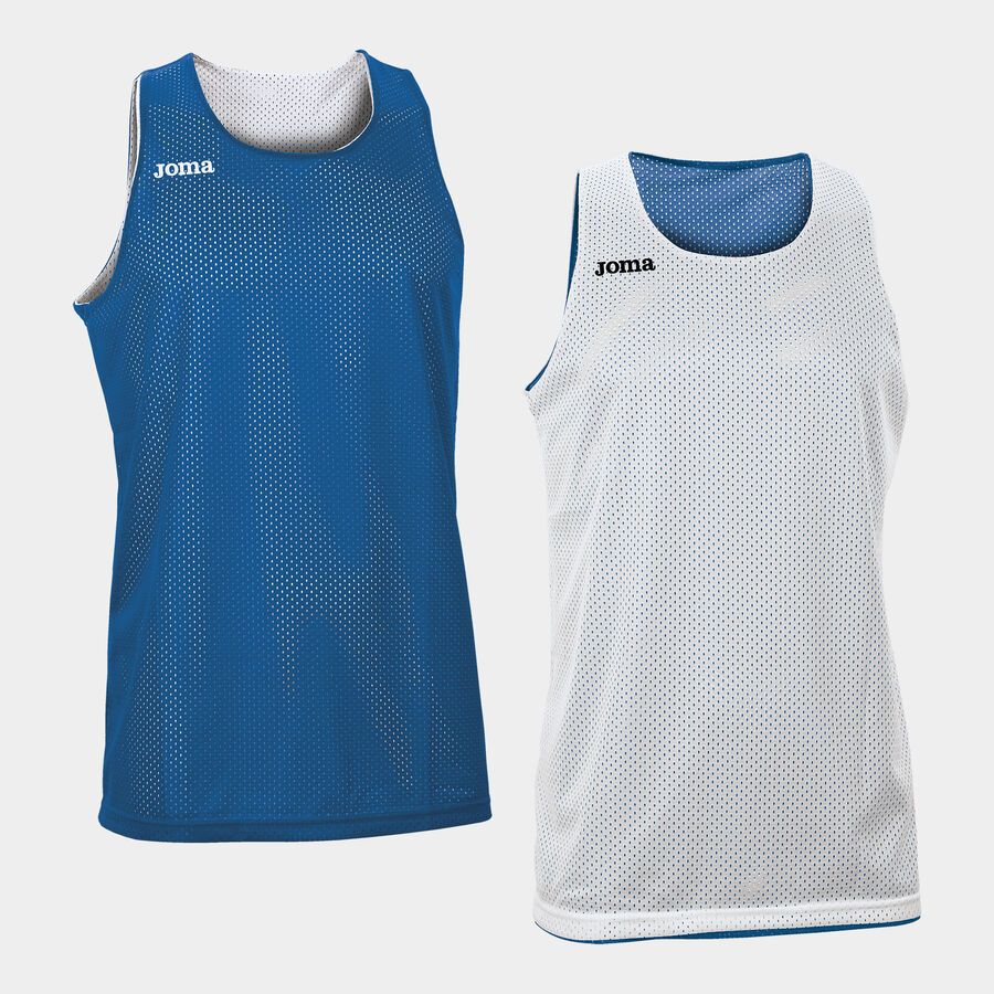 ARO MAGLIA REVERSIBILE BLU REALE-BIANCO S/M