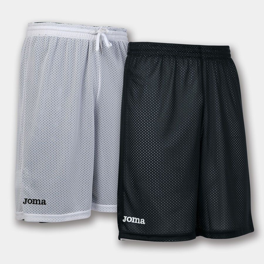 ROOKIE PANTALONCINI BASKET REVERSIBILE NERI-BIANCHI