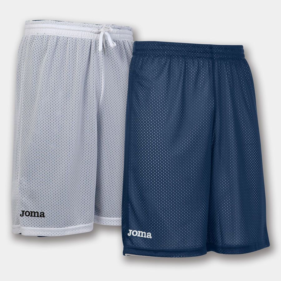 ROOKIE PANTALONCINI BASKET REVERSIBILE BLU NAVY-BIANCHI