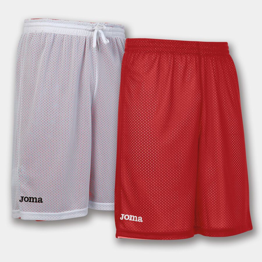 ROOKIE PANTALONCINI BASKET REVERSIBILE ROSSI-BIANCHI