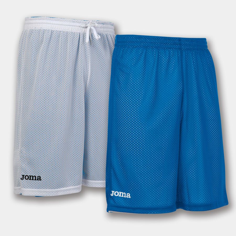 ROOKIE PANTALONCINI BASKET REVERSIBILE BLU REALE-BIANCHI
