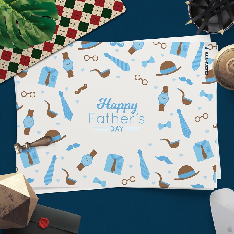 [設計圖樣][父親節爸爸的東西插畫] 素材 全品項 適用