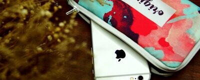 客製 滿版 印花 內裡 內袋 防震 手機包