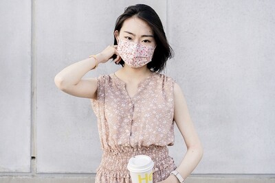 現貨 滿版 印花 清新 碎花 醫療 口罩 (30入) fresh floral mask