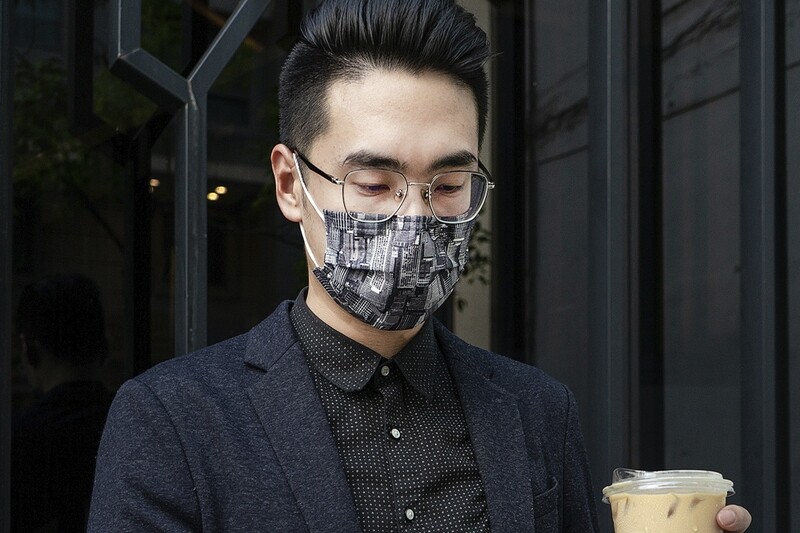 現貨 滿版 印花 曼哈頓 城市 醫療 口罩 (30入) Manhattan city mask