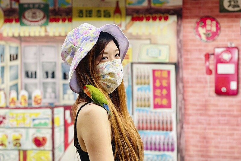 現貨 滿版 印花 夏日 小花鳥 醫療 口罩 (10入) Summer flowers &amp; birds mask