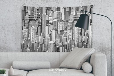 現貨 印花 曼哈頓 城市 布幔 Manhattan city tapestry