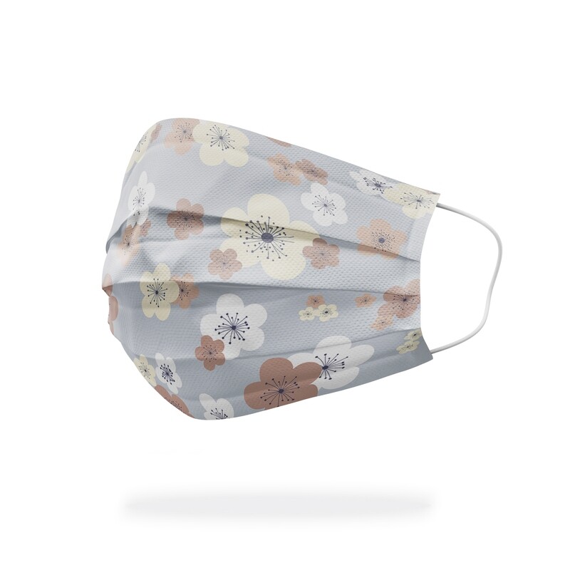 現貨 滿版 印花 梅花 口罩 (30入)  plum Bossom