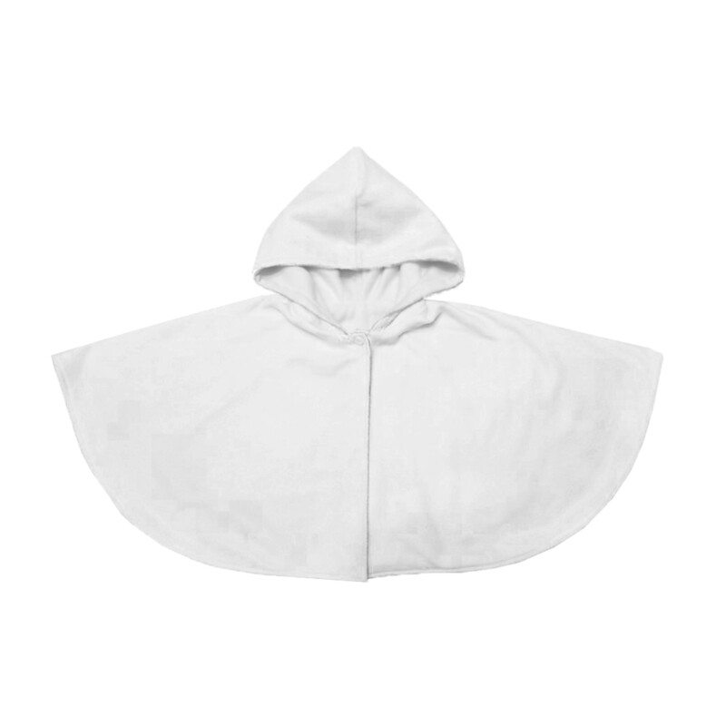 客製 滿版 印花 雙面 兩穿 幼兒斗篷 保暖外套