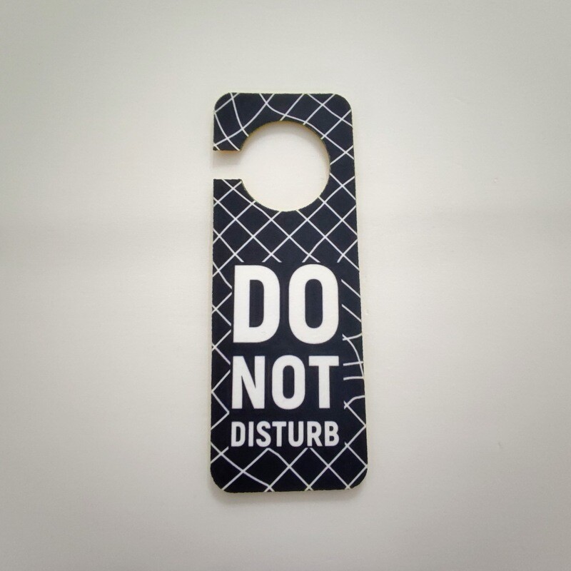 現貨 Do Not Disturb / Pls Clean Up the Room 門把掛牌 標示牌