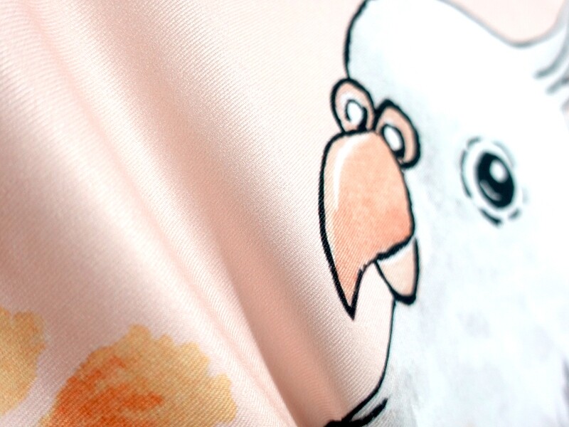 現貨 鸚味日誌 玄鳳 金太陽 小太陽鸚鵡 (粉嫩配色) 布幔 Parrots softpink tapestry