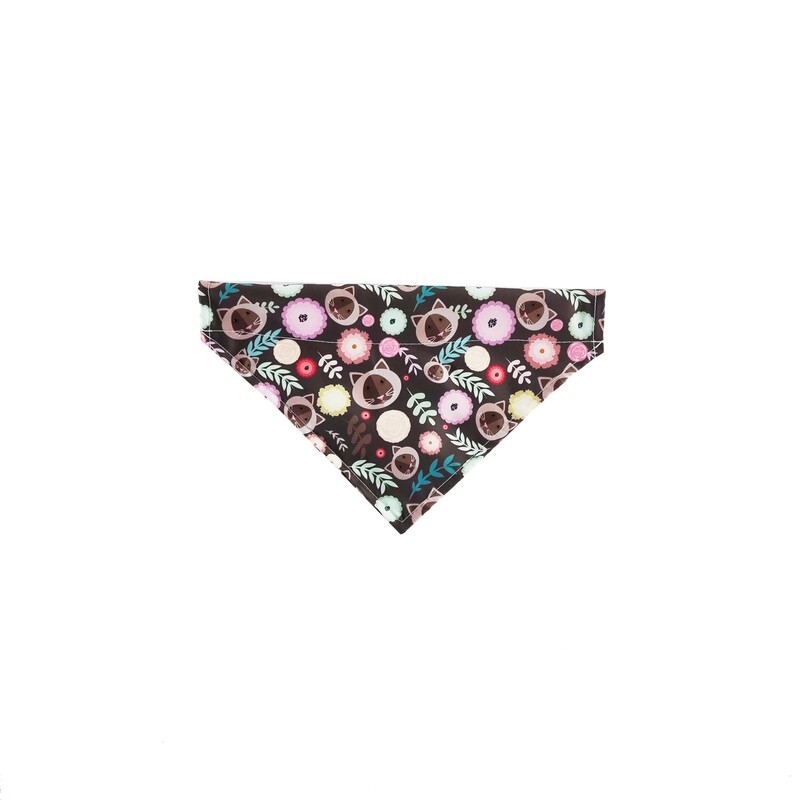 現貨 滿版 印花 寵物 項圈 三角 領巾 
(XS)