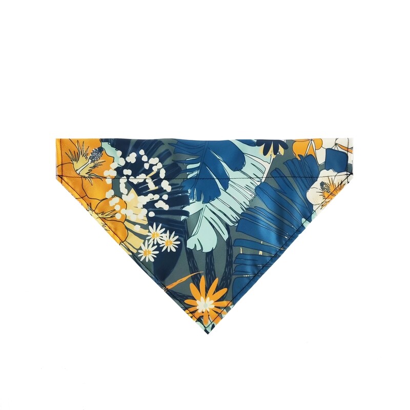 現貨 滿版 印花 寵物 項圈 三角 領巾(M)