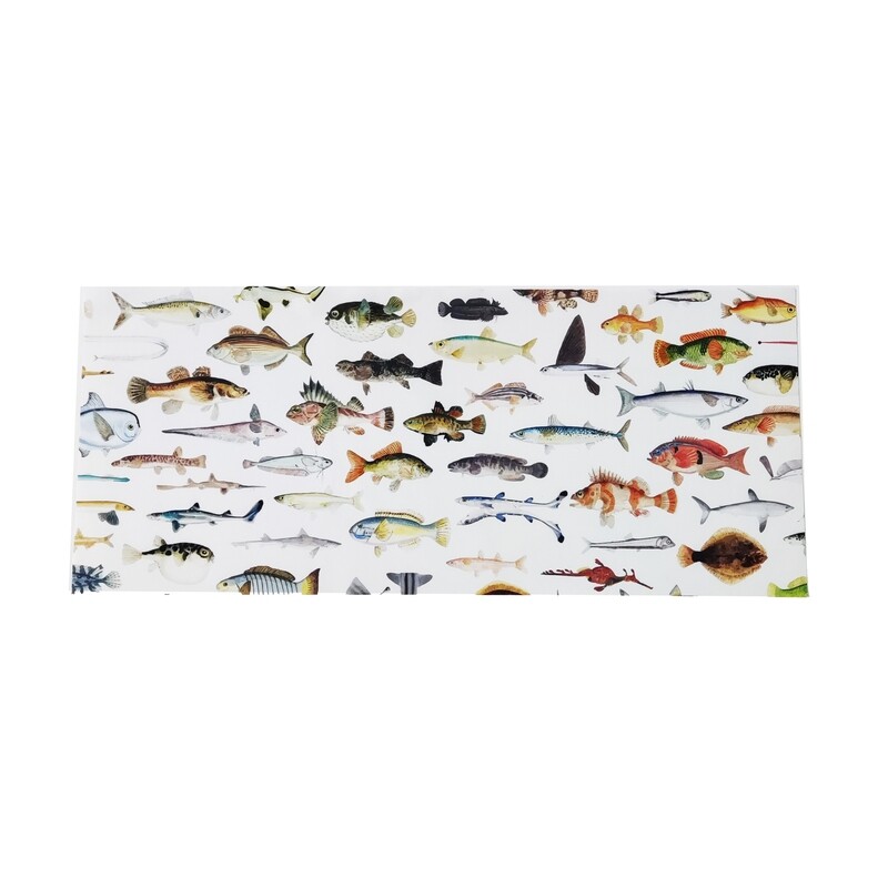 魚類圖鑑  布幔 or 餐墊 31cm*71cm