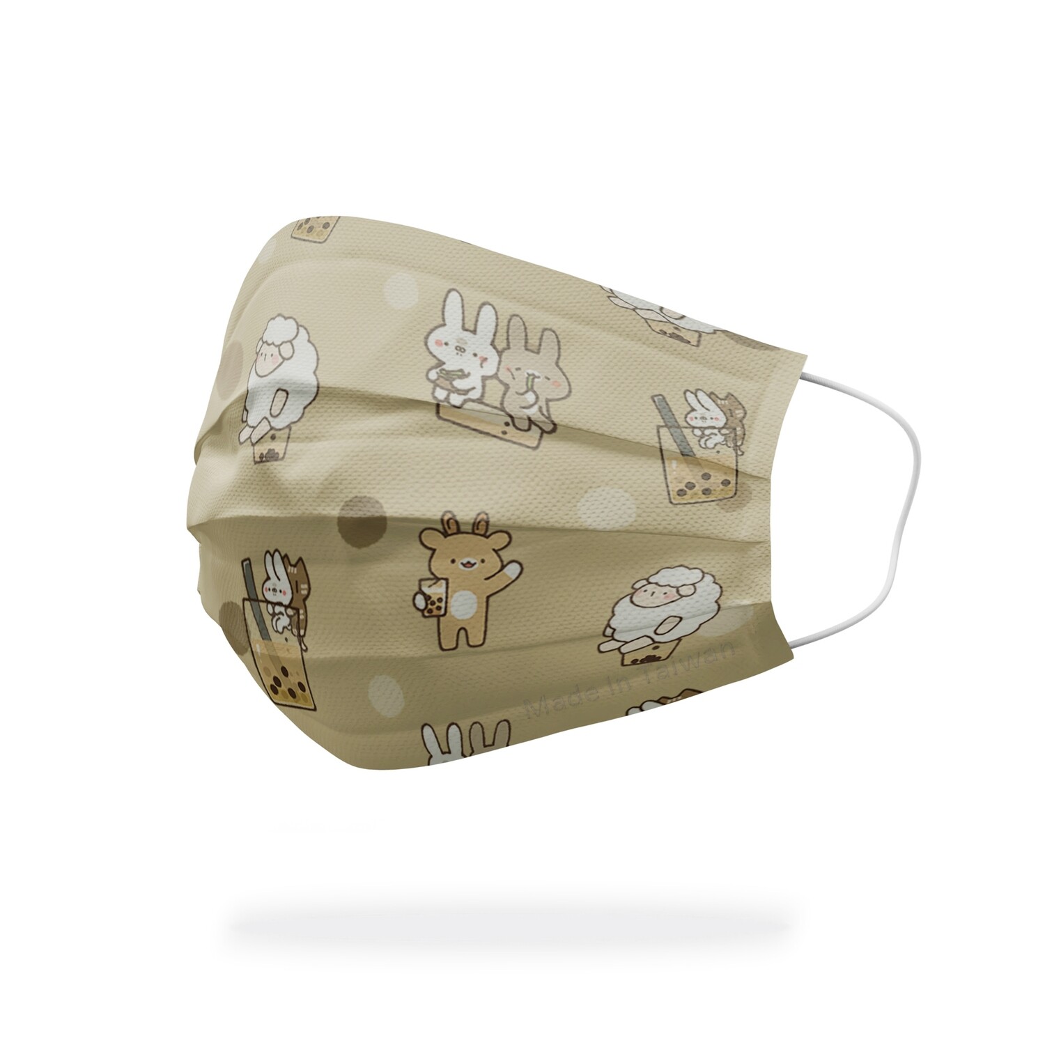 現貨 一輛 奶茶款 醫療 口罩 (10入) YiLiang milk tea mask