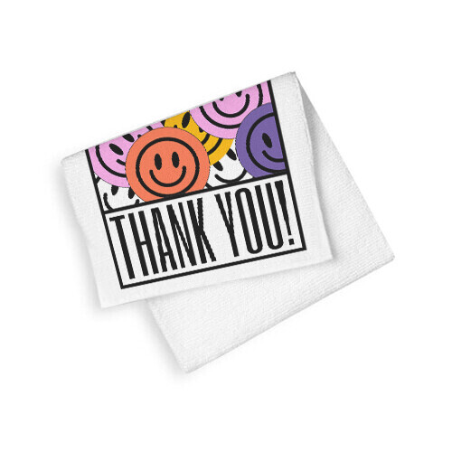 THANK YOU 極超細纖維 吸水 毛巾 短版 30*60(cm)