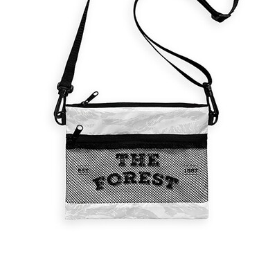現貨 白色虎紋 THE FOREST 防潑 輕量化 戶外 胸包 側背包 隨身包