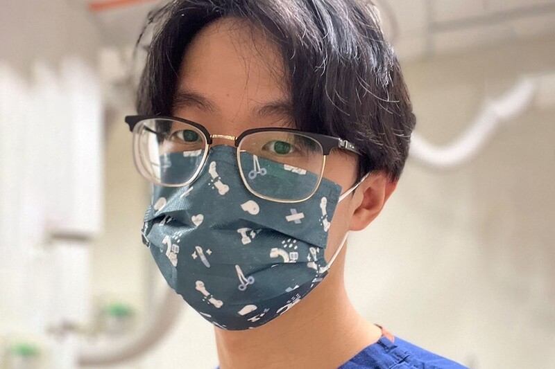 現貨 手術室小綠人 骨折手術藍 醫療 口罩 (10入)
