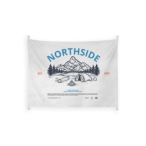 NORTHSIDE 露營 掛幔 布幔 S(100*75)