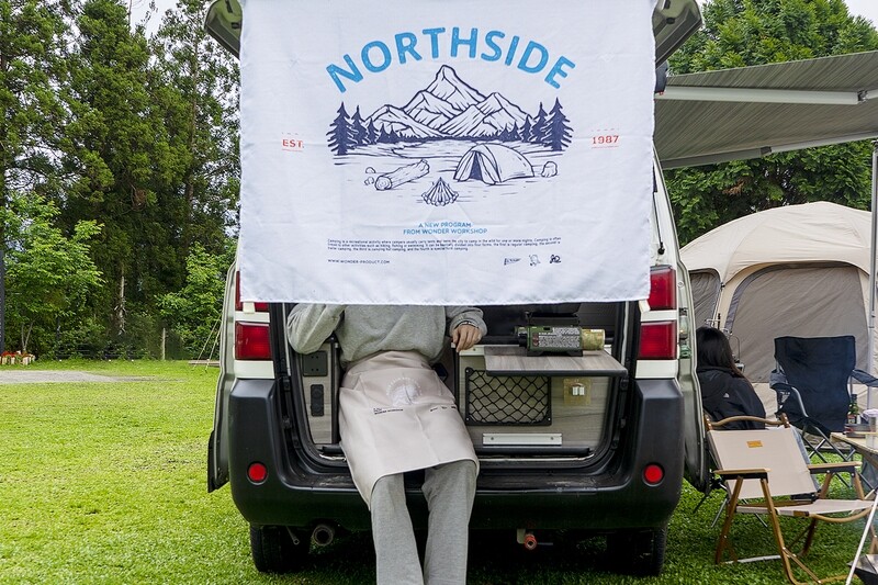 NORTHSIDE 露營 掛幔 布幔 S(100*75)