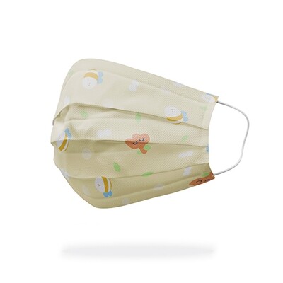 現貨 Yibo 奶油黃 醫療 口罩 (10入)