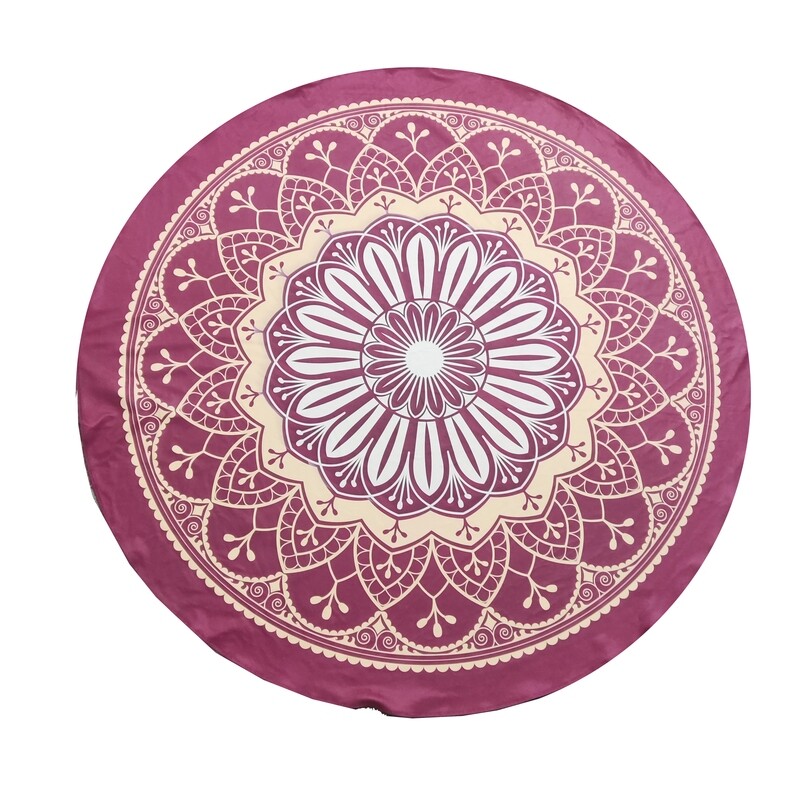 現貨 滿版 印花 圓形 海灘巾