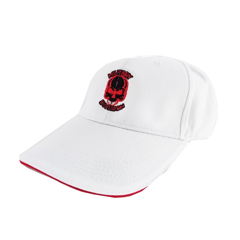 現貨 刺繡 紅 骷髏頭磨毛夾心棒球帽