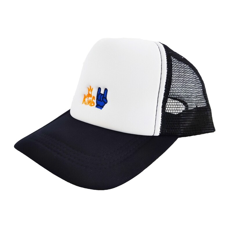 現貨 刺繡 KinG 黑色 卡車司機帽