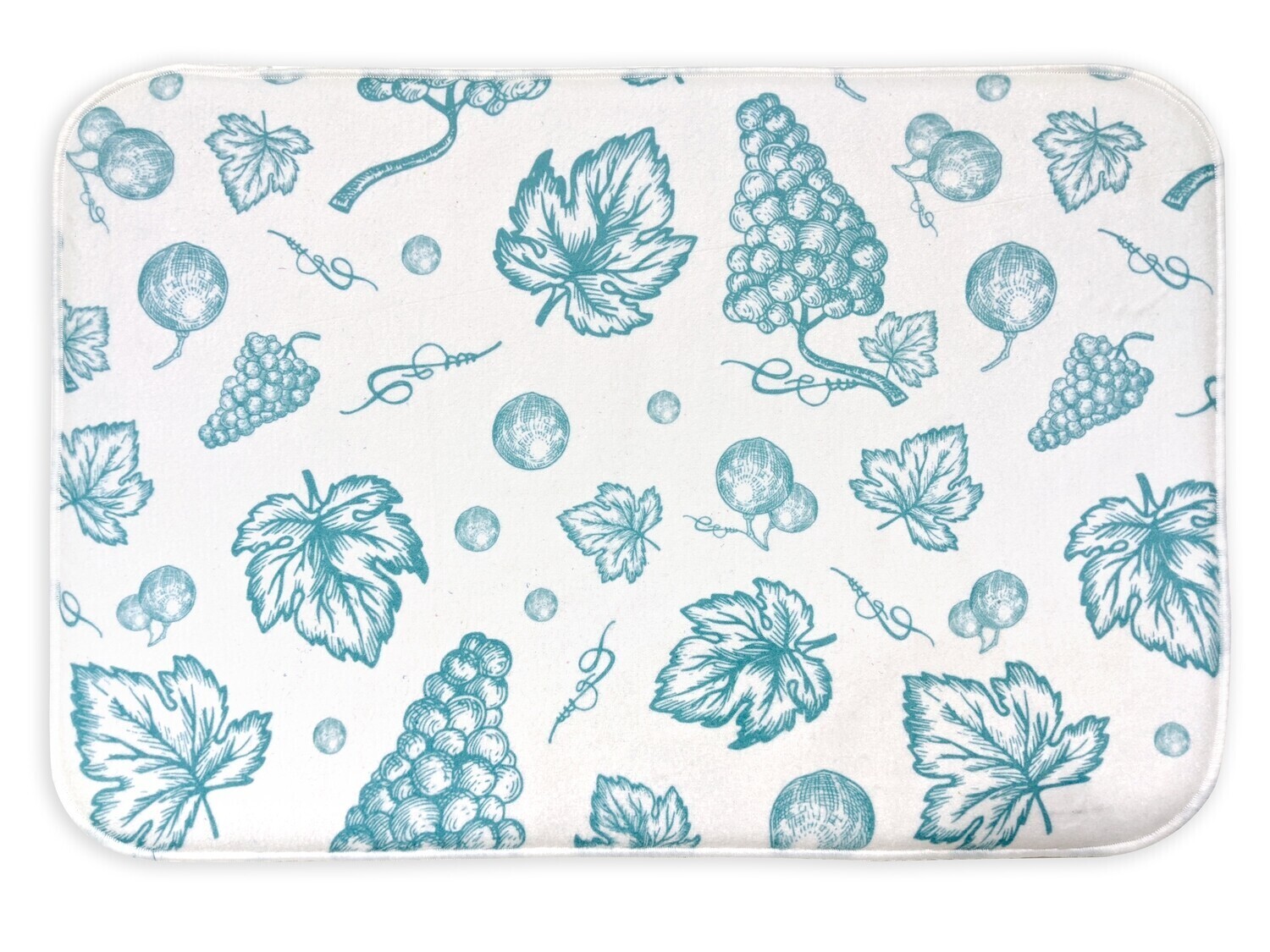 印花 泡綿 止滑 餐具食器 瀝水墊   M尺寸