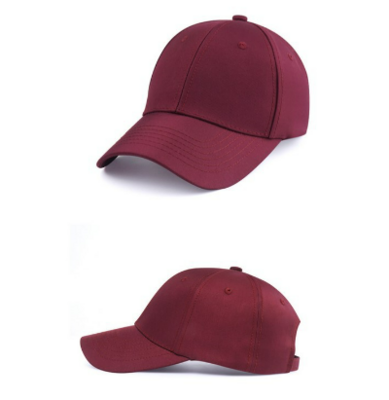刺繡載體 : 酒紅 素色經典棒球帽