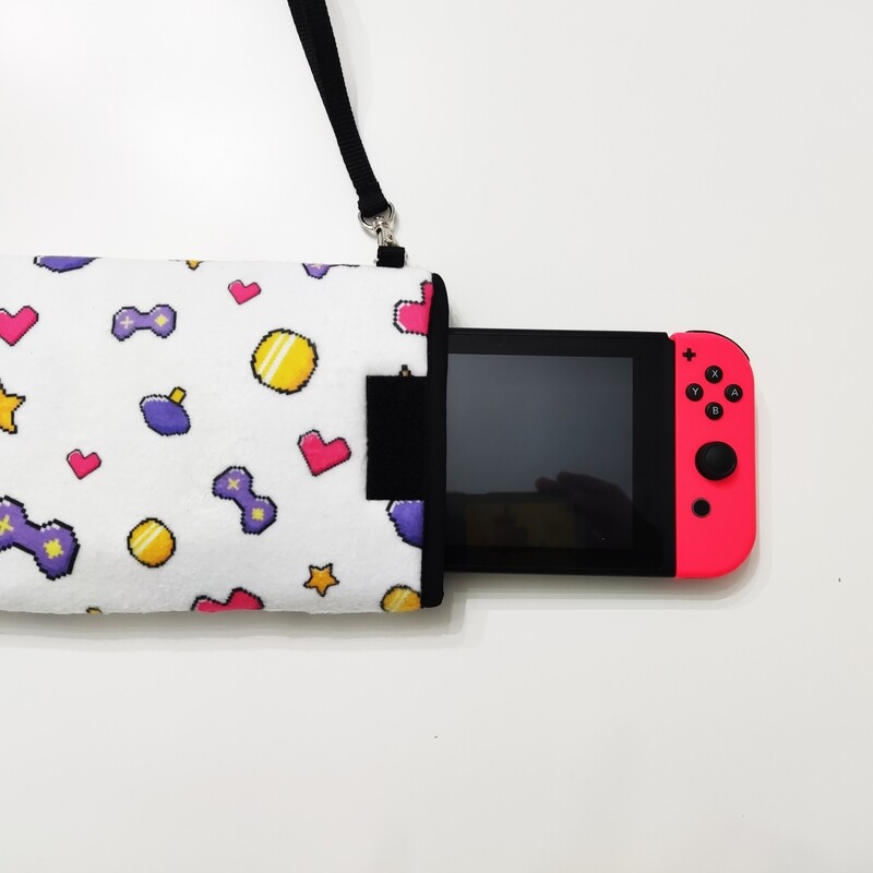 滿版印花 防撞 switch 收納包
