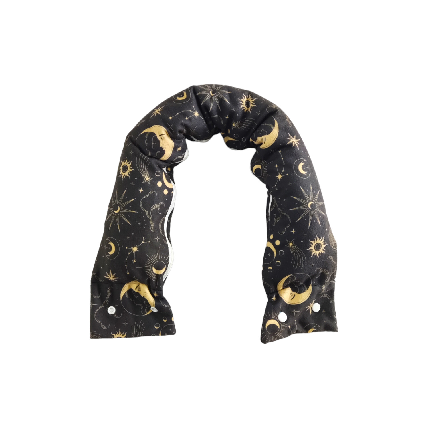 滿版 印花 多功能 收納U型頸枕浴巾 頸枕毯