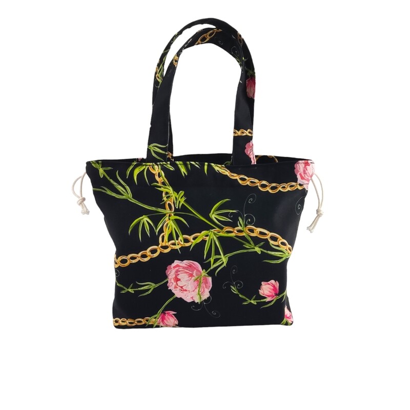 現貨 印花 手提束口便當袋