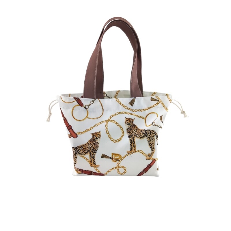 現貨 印花 手提束口便當袋