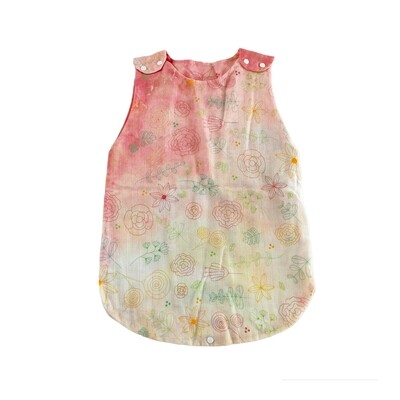 印花 純棉 二重紗 雙層 嬰幼兒防踢被