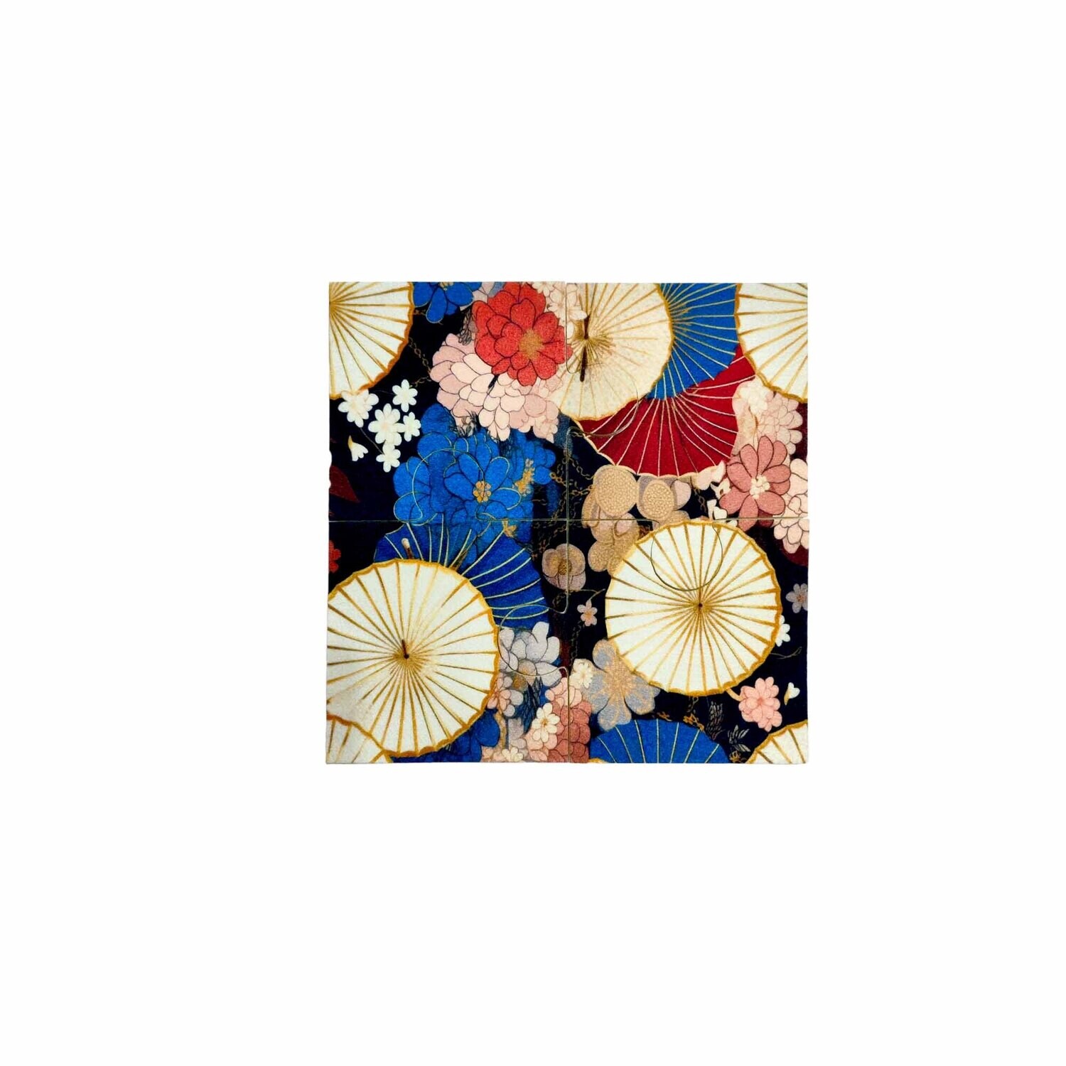 印花 DIY 毛氈 拼圖 造型墊 杯墊 滑鼠墊 隔熱墊(4片式-中款)
寬度：18.8
長度：18.8 公分